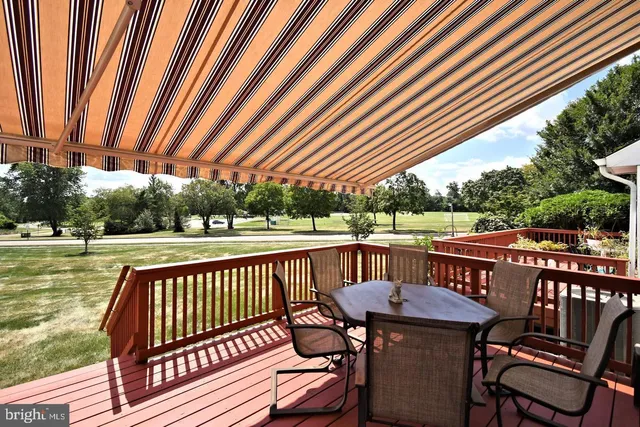 a view of balcony with furniture and outdoor space