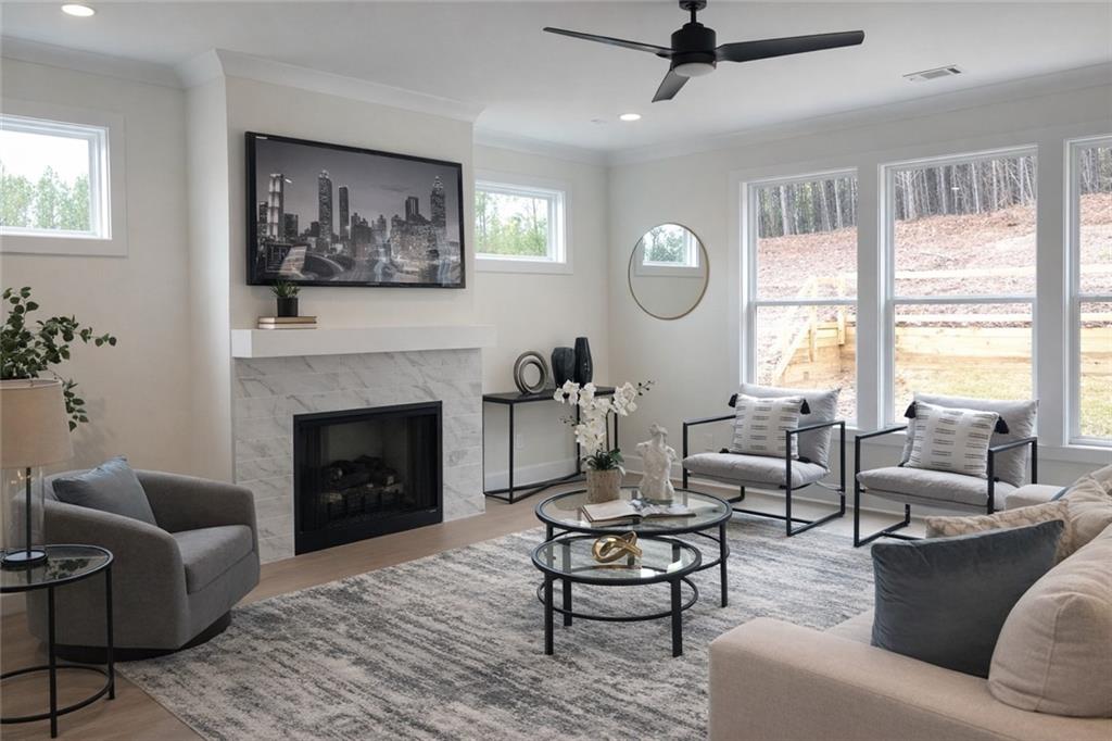 2635 Radvell Court Decatur, GA 30034 - Photo 4 of 19 a living room with furniture fireplace and window