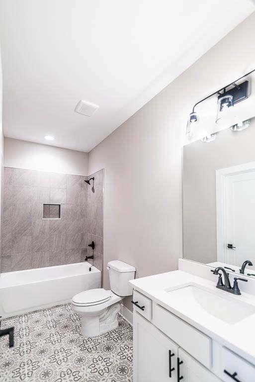 2635 Radvell Court Decatur, GA 30034 - Photo 6 of 19 a bathroom with a sink a toilet and shower