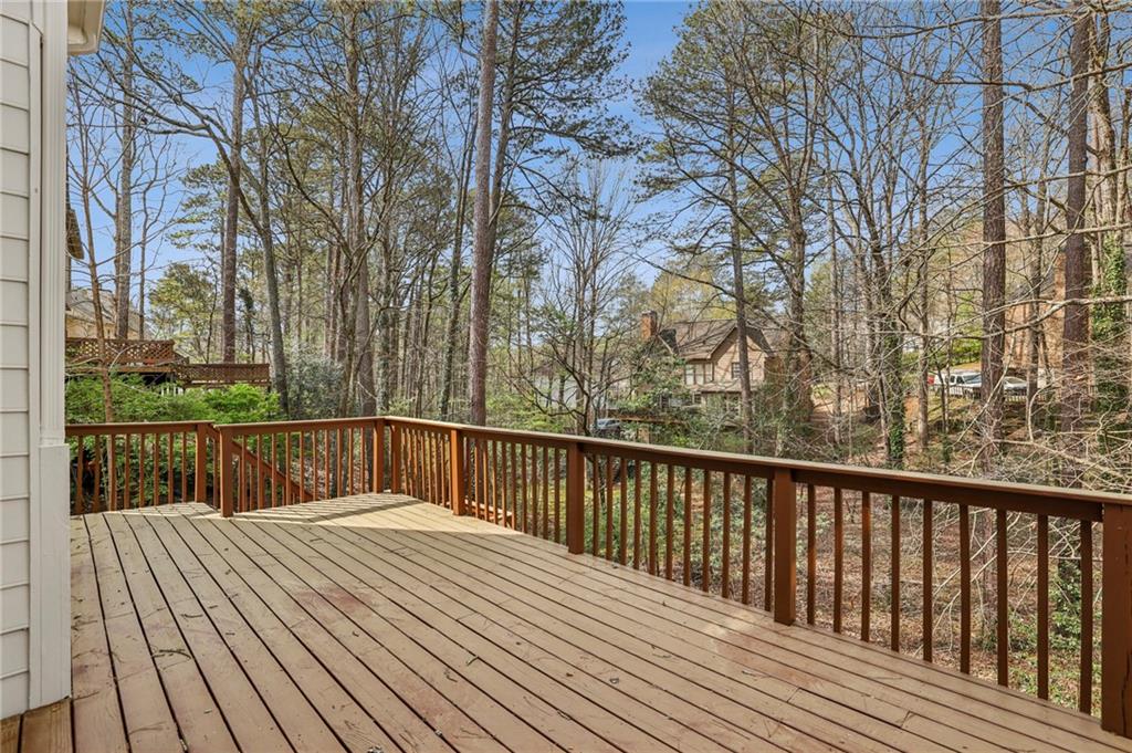 105 Inverness Approach Roswell, GA 30075 - Photo 39 of 51 a balcony with wooden floor and fence