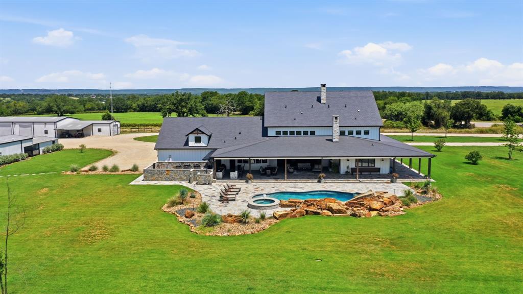 1670 North Bosley Road Santo, TX 76472 - Photo 34 of 40 OVERHEAD VIEW BACK