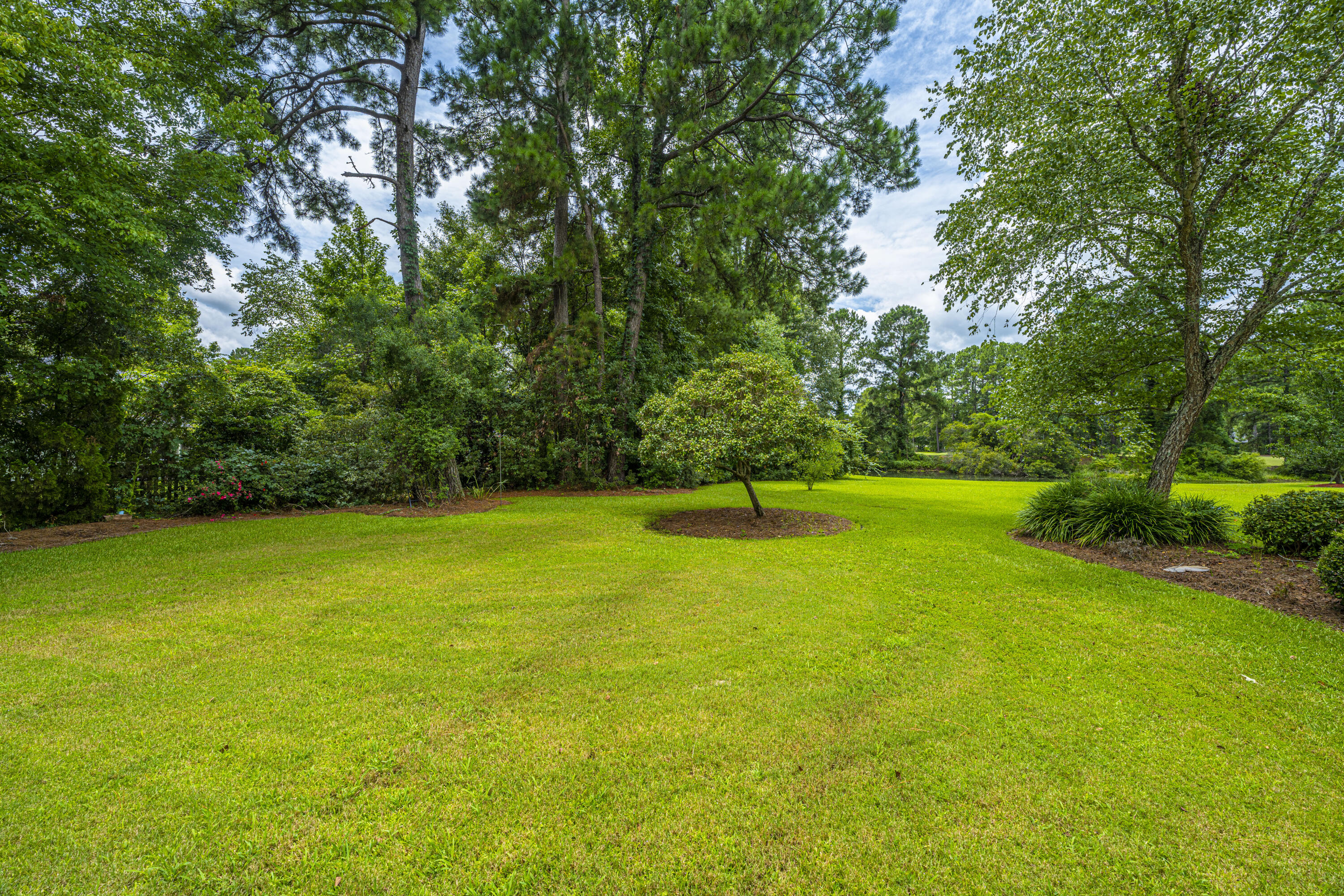 134 Old Course Road Summerville, SC 29485 - Photo 5 of 42 Back Yard to Pond