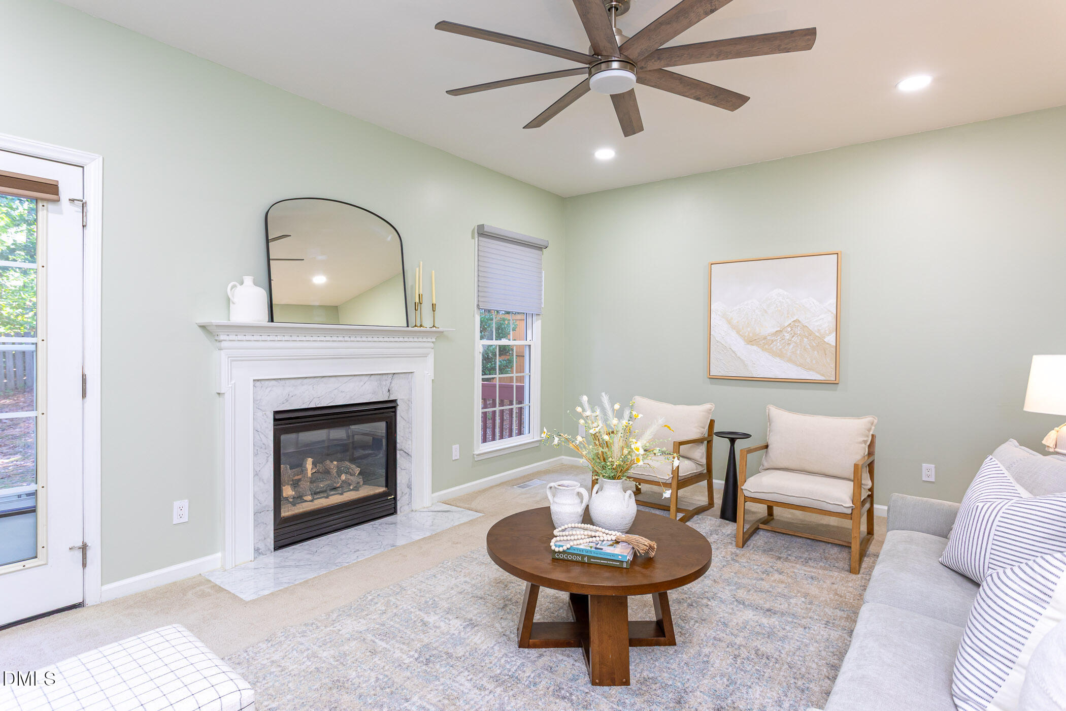 7036 Englehardt Drive Raleigh, NC 27617 - Photo 7 of 18 Family Room with Fireplace