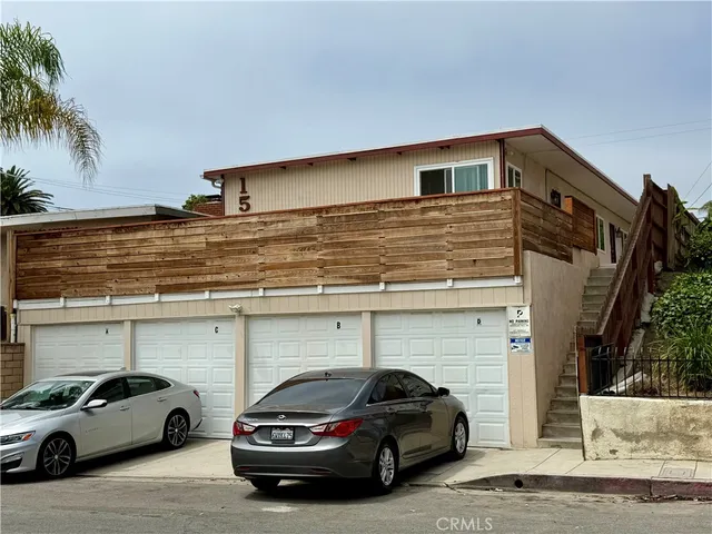 a car parked in front of a building