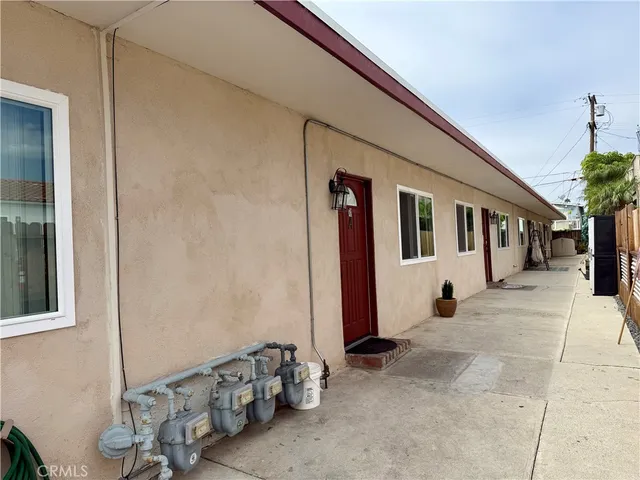 a view of a house with a large windows