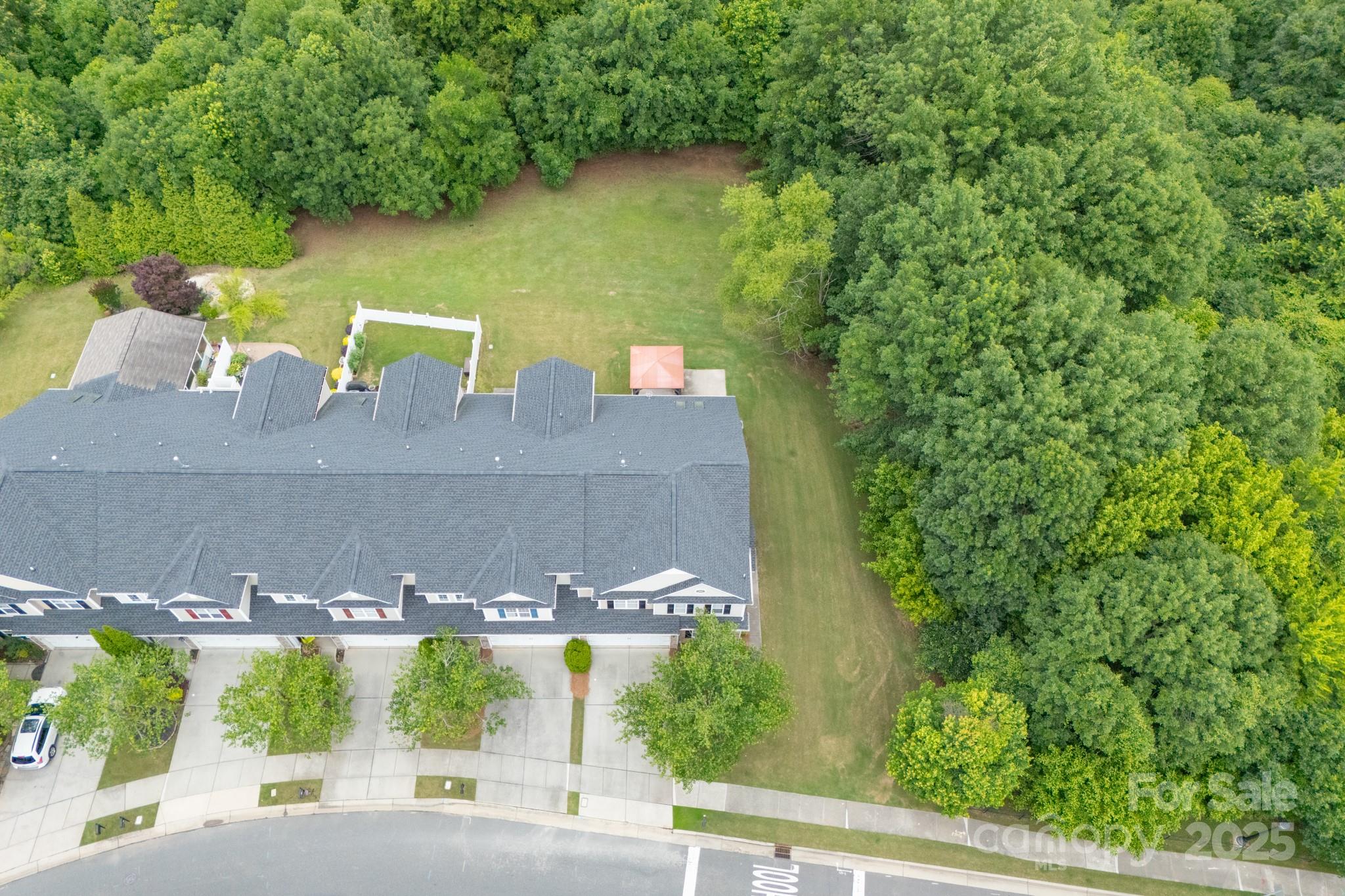 11945 Red Rust Lane Charlotte, NC 28277 - Photo 41 of 41 an aerial view of a house with a yard basket ball court and outdoor seating