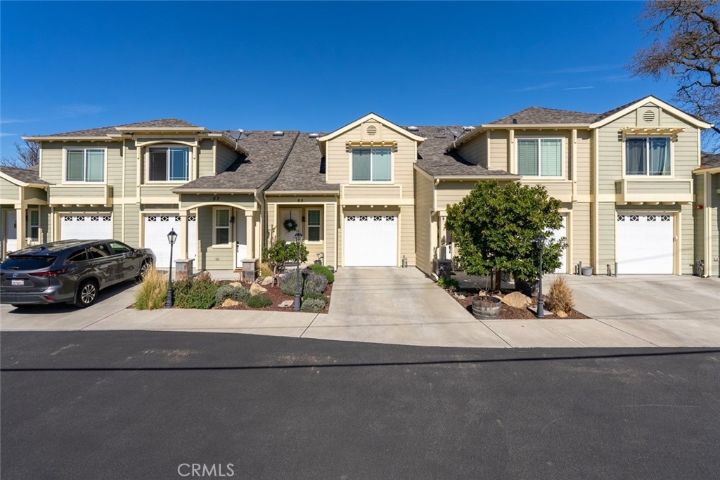 a front view of a house with porch