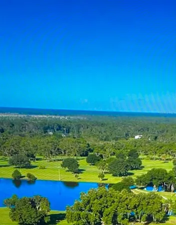 a view of a city with a lake view