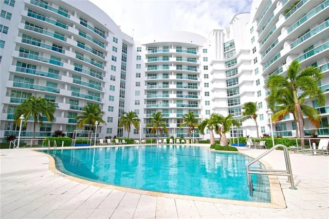 a view of building with outdoor space