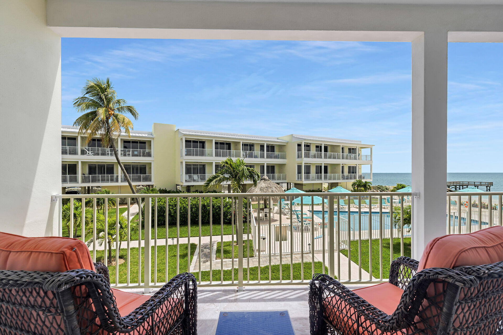 501 East Ocean Drive, Unit 9 Key Colony Beach, FL 33051 - Photo 24 of 47 View from Balcony