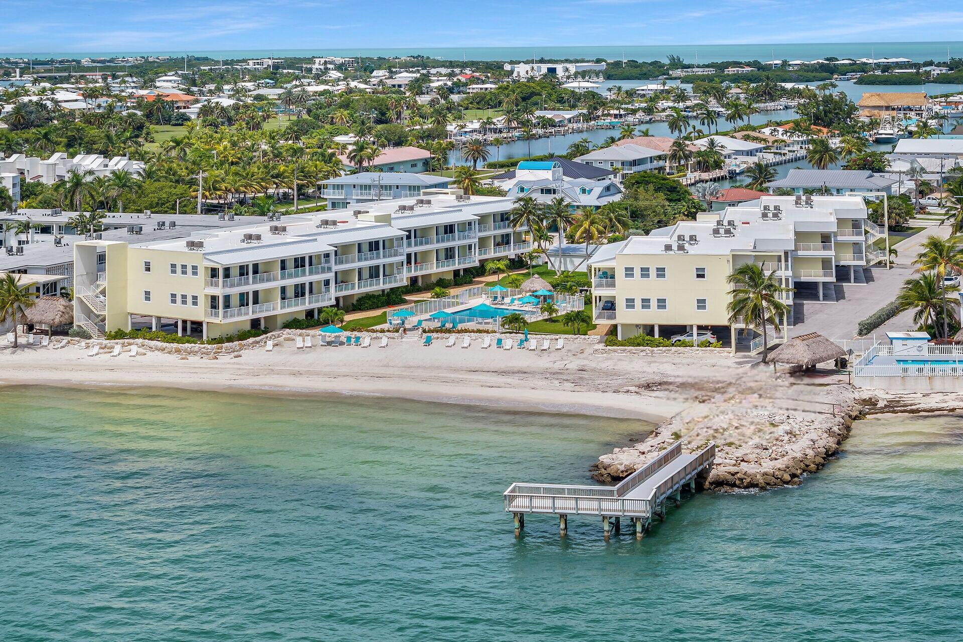 501 East Ocean Drive, Unit 9 Key Colony Beach, FL 33051 - Photo 40 of 47 Aerial View of Complex