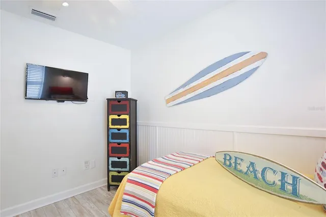 a view of a living room and bathroom