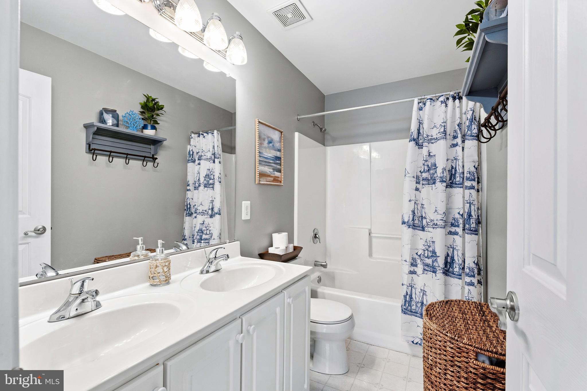 9 Penny Lane Perryville, MD 21903 - Photo 27 of 33 a bathroom with a sink vanity granite toilet and shower
