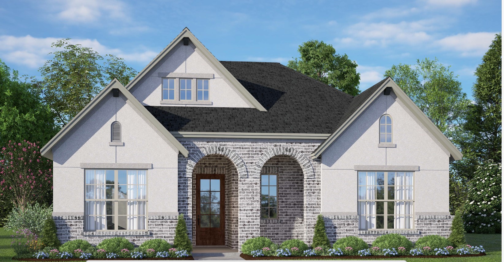 12002 Rice View Drive Mont Belvieu, TX 77523 - Photo 41 of 50 a front view of a house with a yard