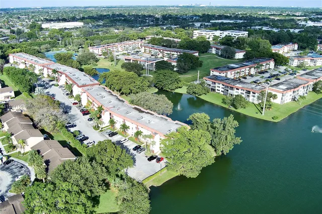 a view of a lake with a mountain view