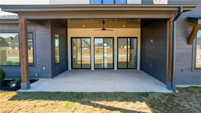 a view of a house with a swimming pool