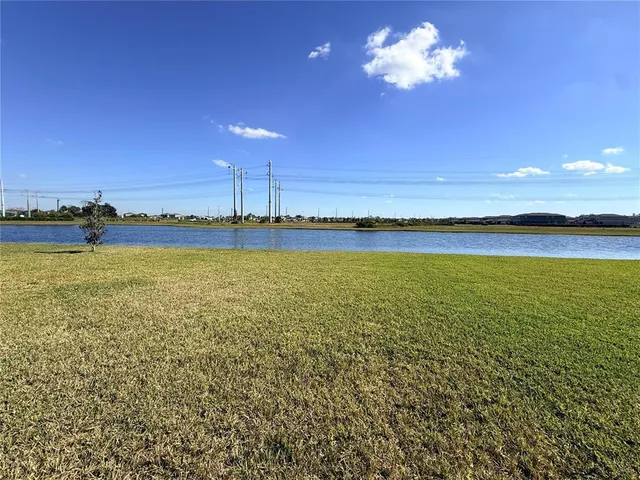 a view of an ocean and city from a lake