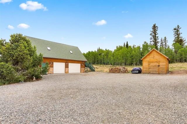 a view of a house with a outdoor space