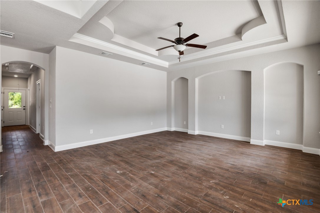 192 Weatherby Drive Spring Branch, TX 78070 - Photo 17 of 24 a view of empty room with wooden floor