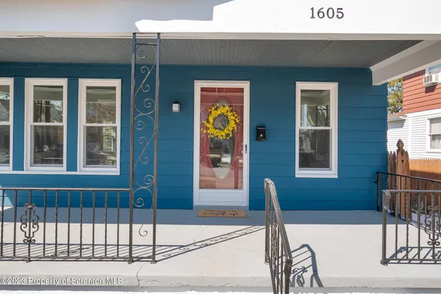 a view of outdoor space with seating area