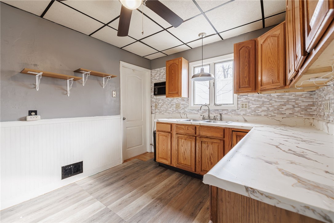55 Miller Street Seneca Falls, NY 13148 - Photo 9 of 16 Kitchen with plenty of cupboard & countertop space