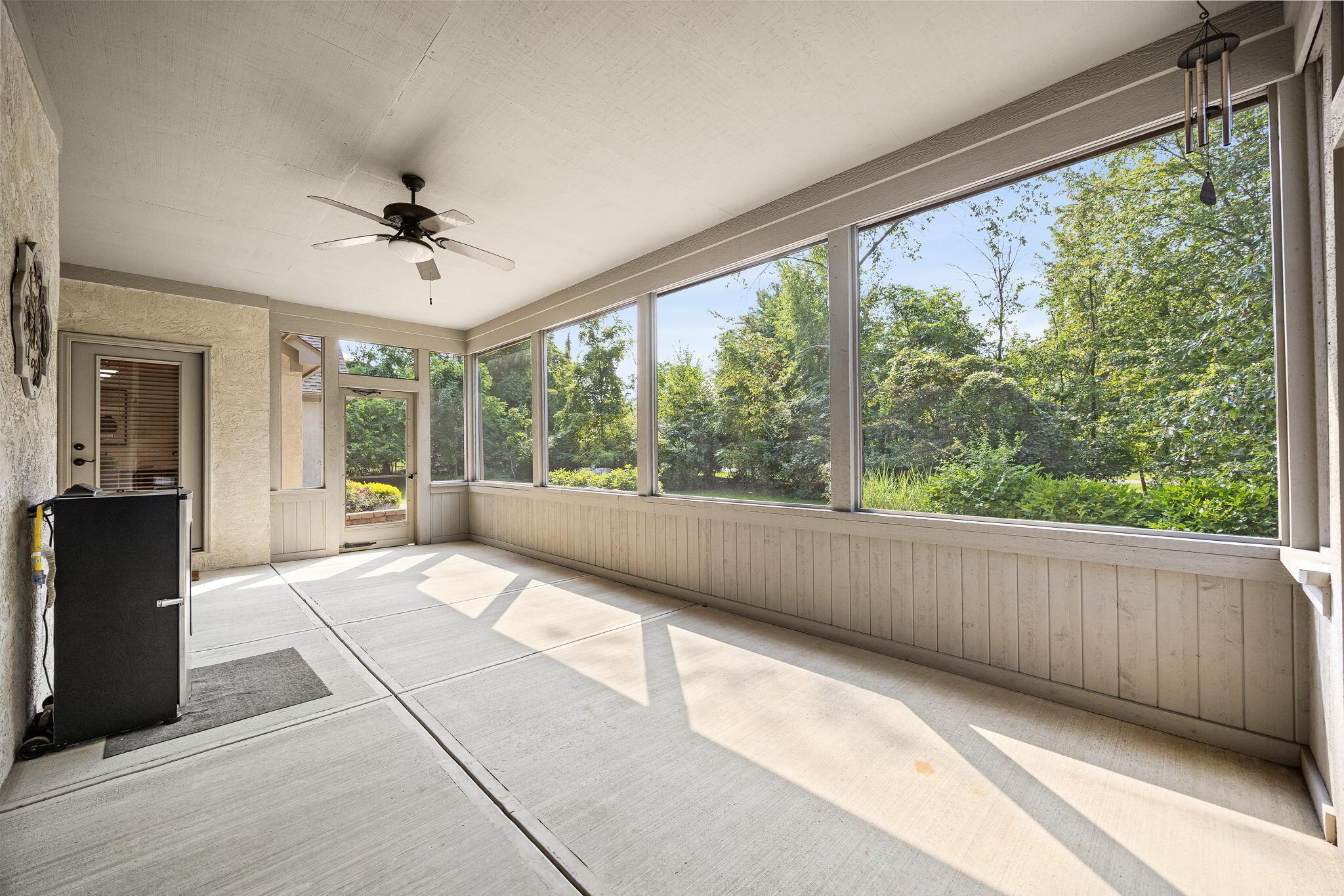 8312 Steitz Road Powell, OH 43065 - Photo 48 of 78 Screened in proch with tree view