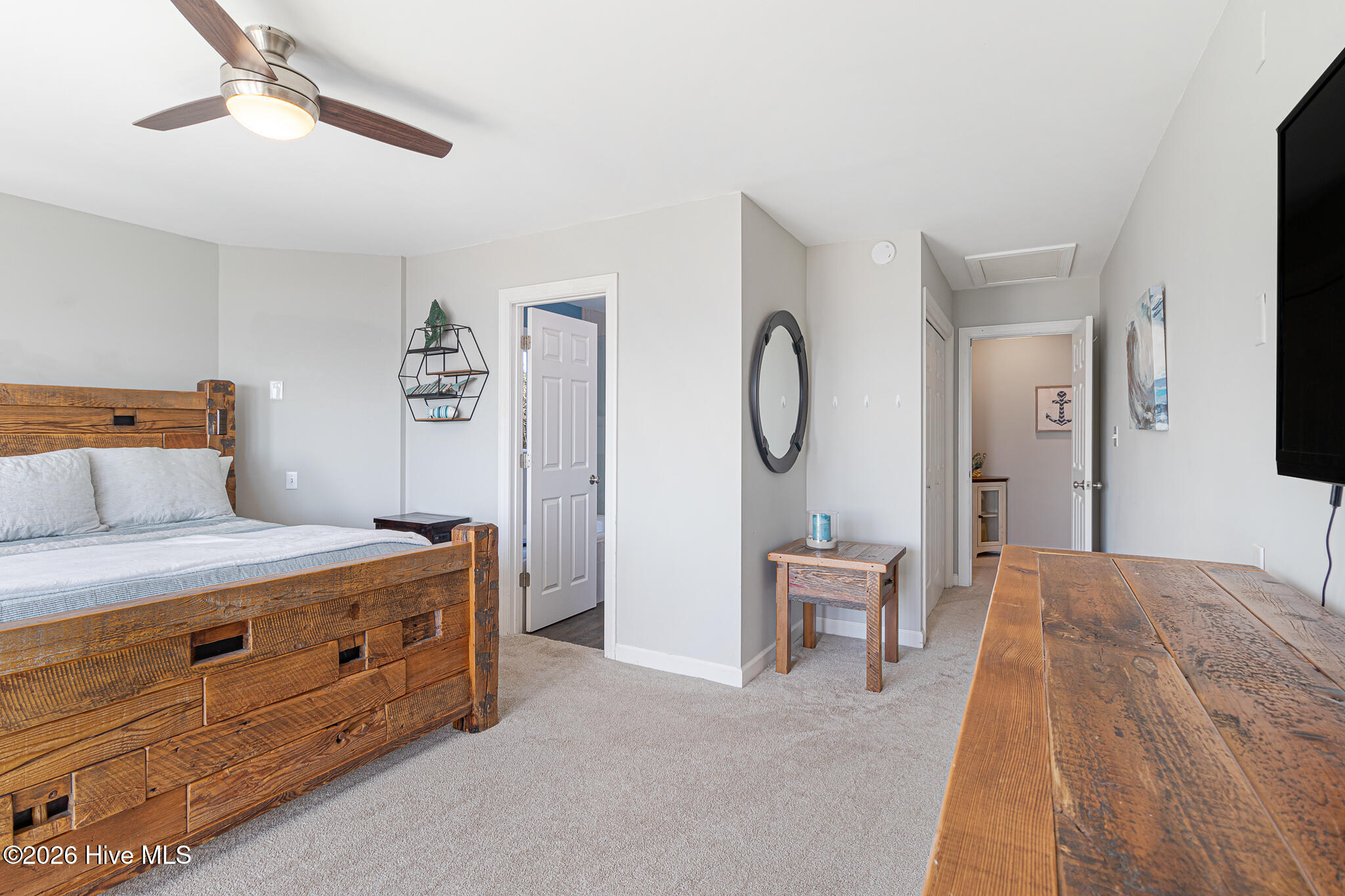 217 Salter Path Road Pine Knoll Shores, NC 28512 - Photo 30 of 85 Bedroom #2 with En Suite