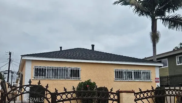a front view of a house with balcony