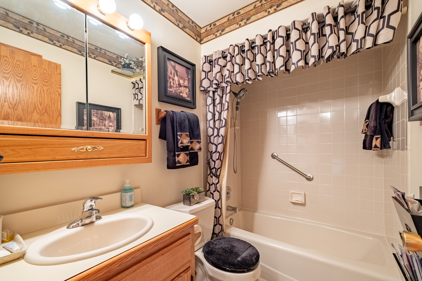 308 Calla Drive Manhattan, IL 60442 - Photo 20 of 30 a bathroom with a sink a toilet and a bathtub