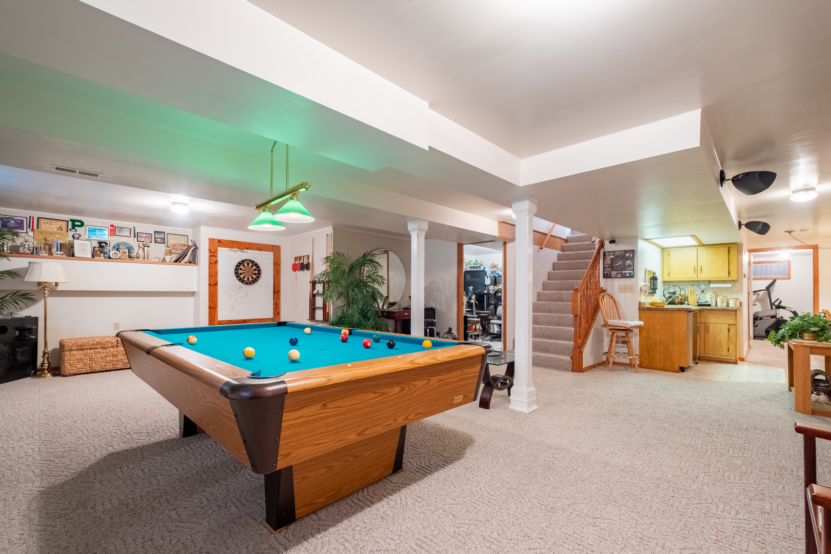 308 Calla Drive Manhattan, IL 60442 - Photo 21 of 30 a room with pool table and windows