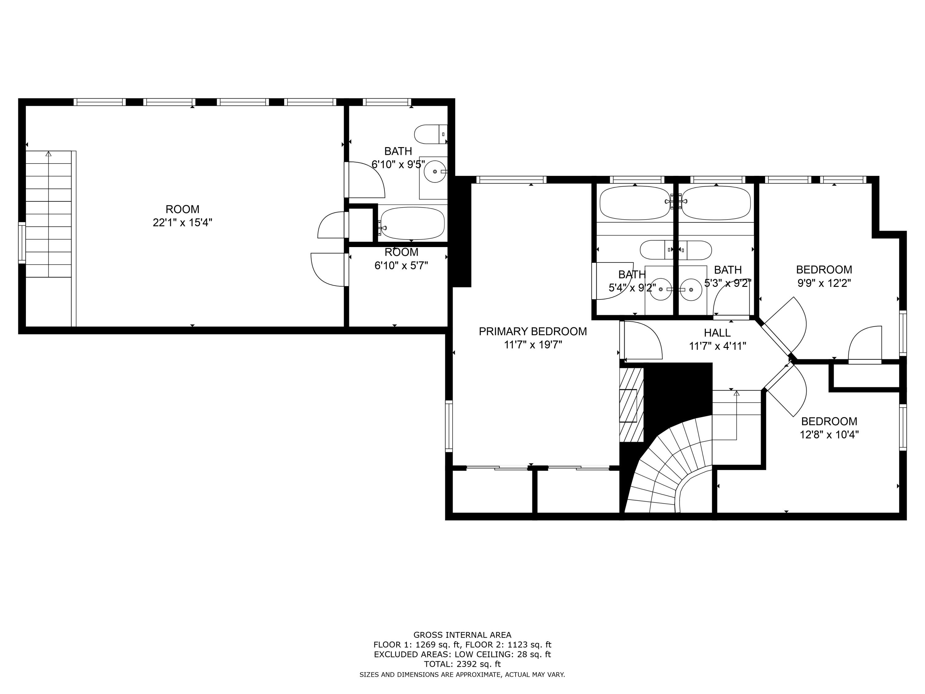 6 Coffin Pond Road Freeport, ME 04032 - Photo 39 of 39 2-Floorplan #1
