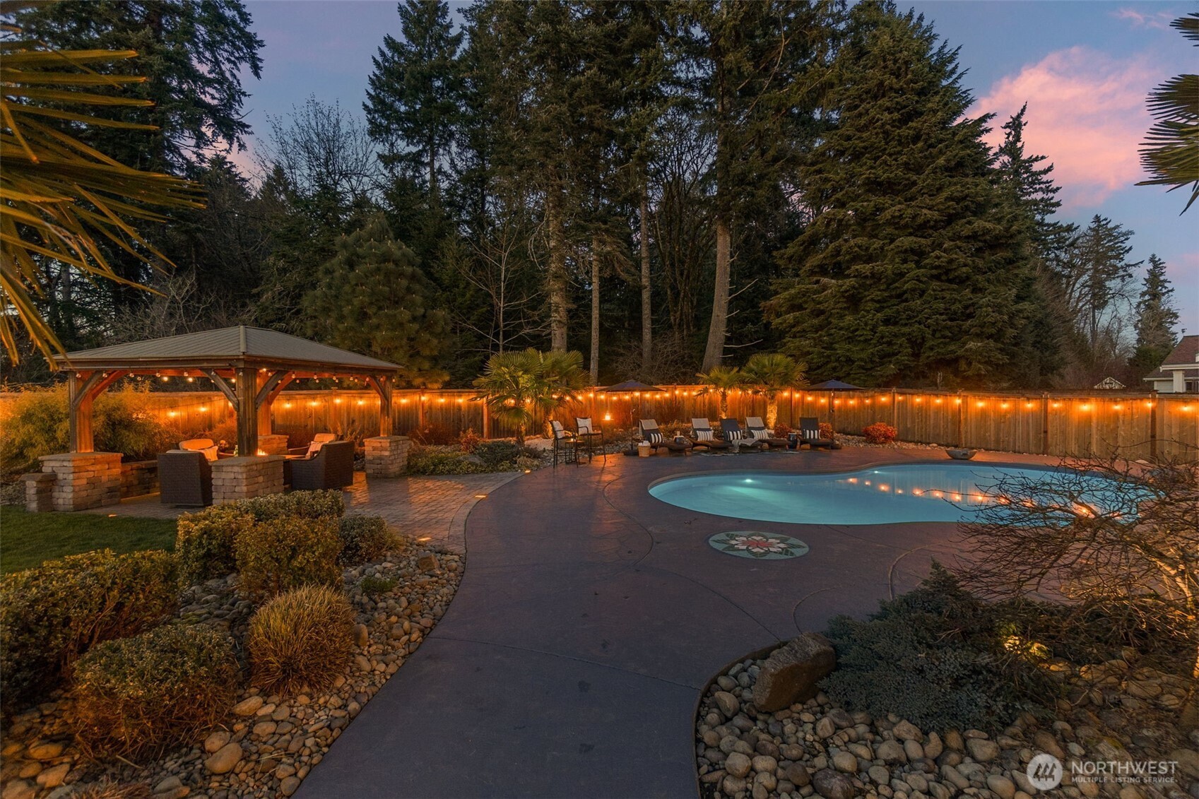 4244 90th Way Southeast Olympia, WA 98501 - Photo 39 of 40 a view of a backyard of a house