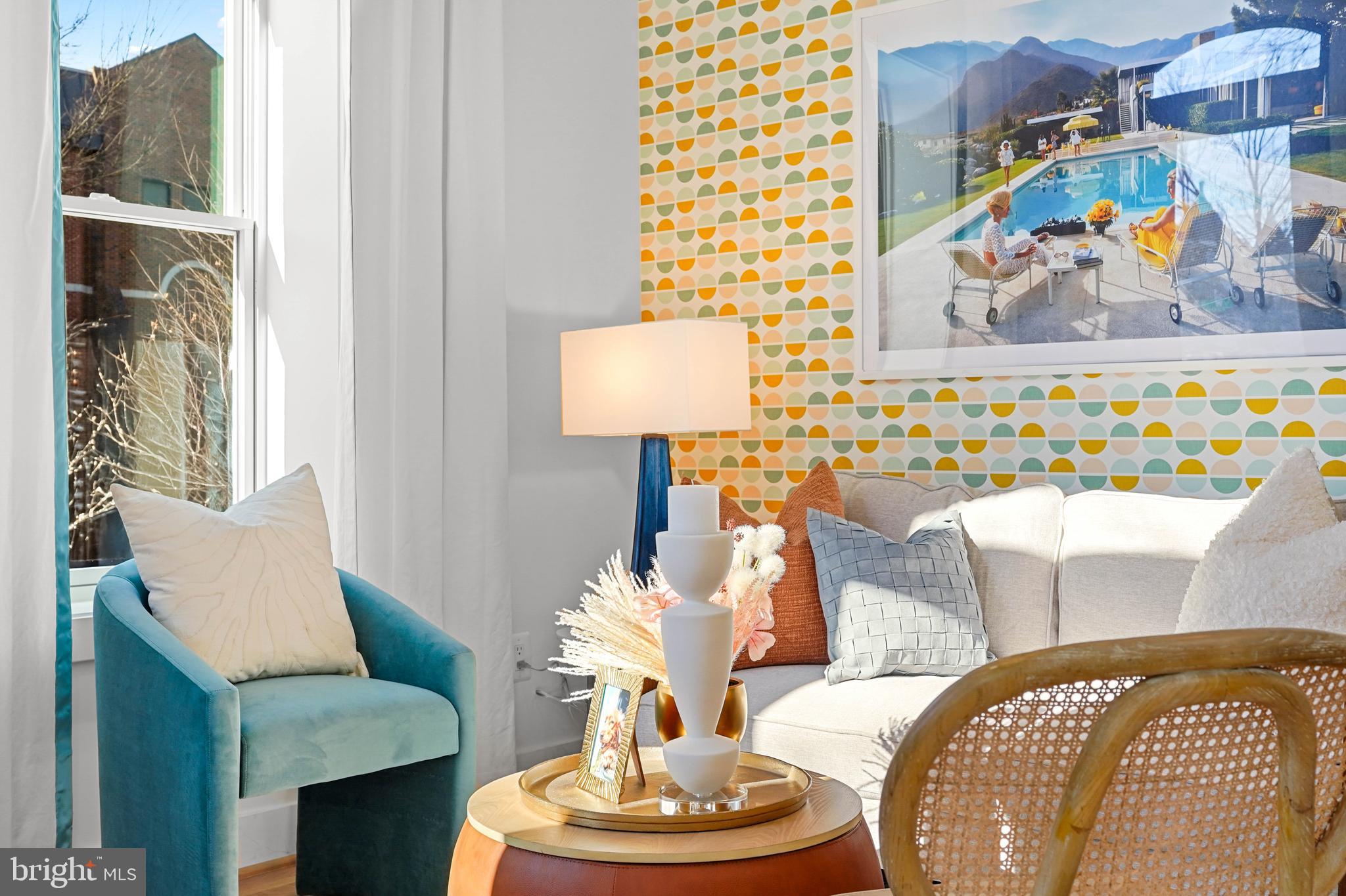 1237 W Street Northwest, Unit A Washington, DC 20009 - Photo 10 of 25 a living room with furniture and a table