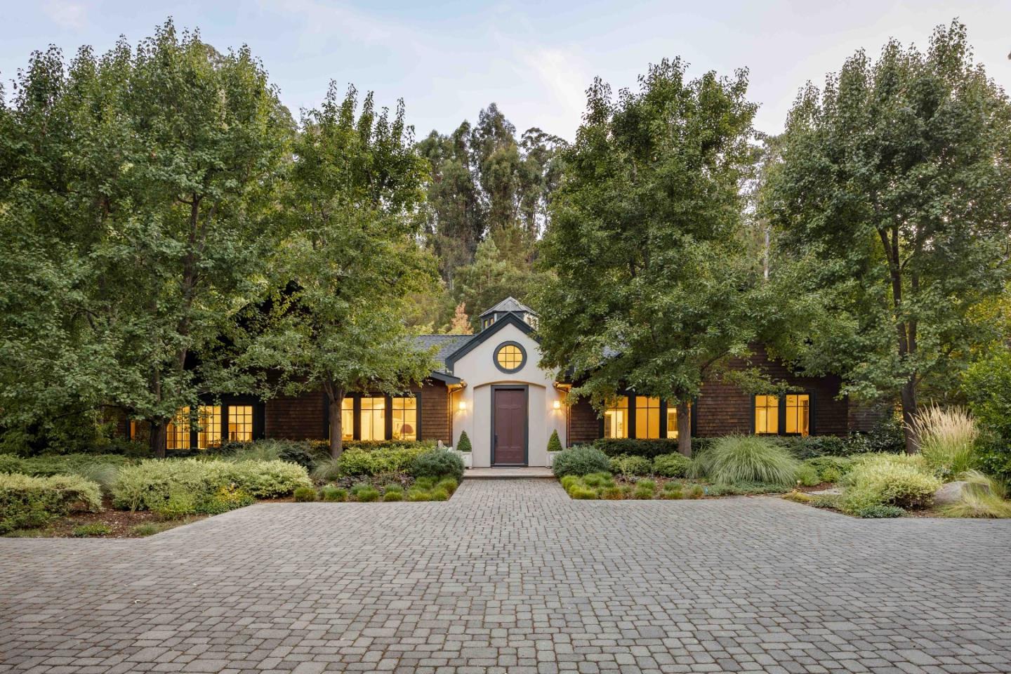 160 Phillip Road Woodside, CA 94062 - Photo 1 of 51 a front view of a house with a yard and a trees