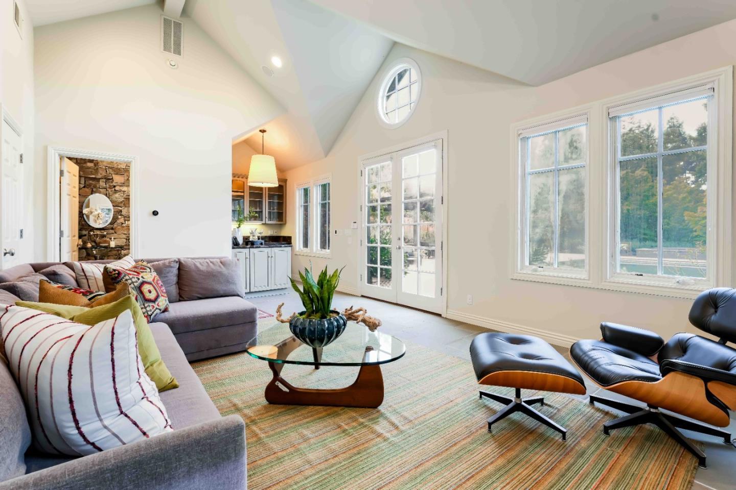 160 Phillip Road Woodside, CA 94062 - Photo 40 of 51 a living room with furniture and a window