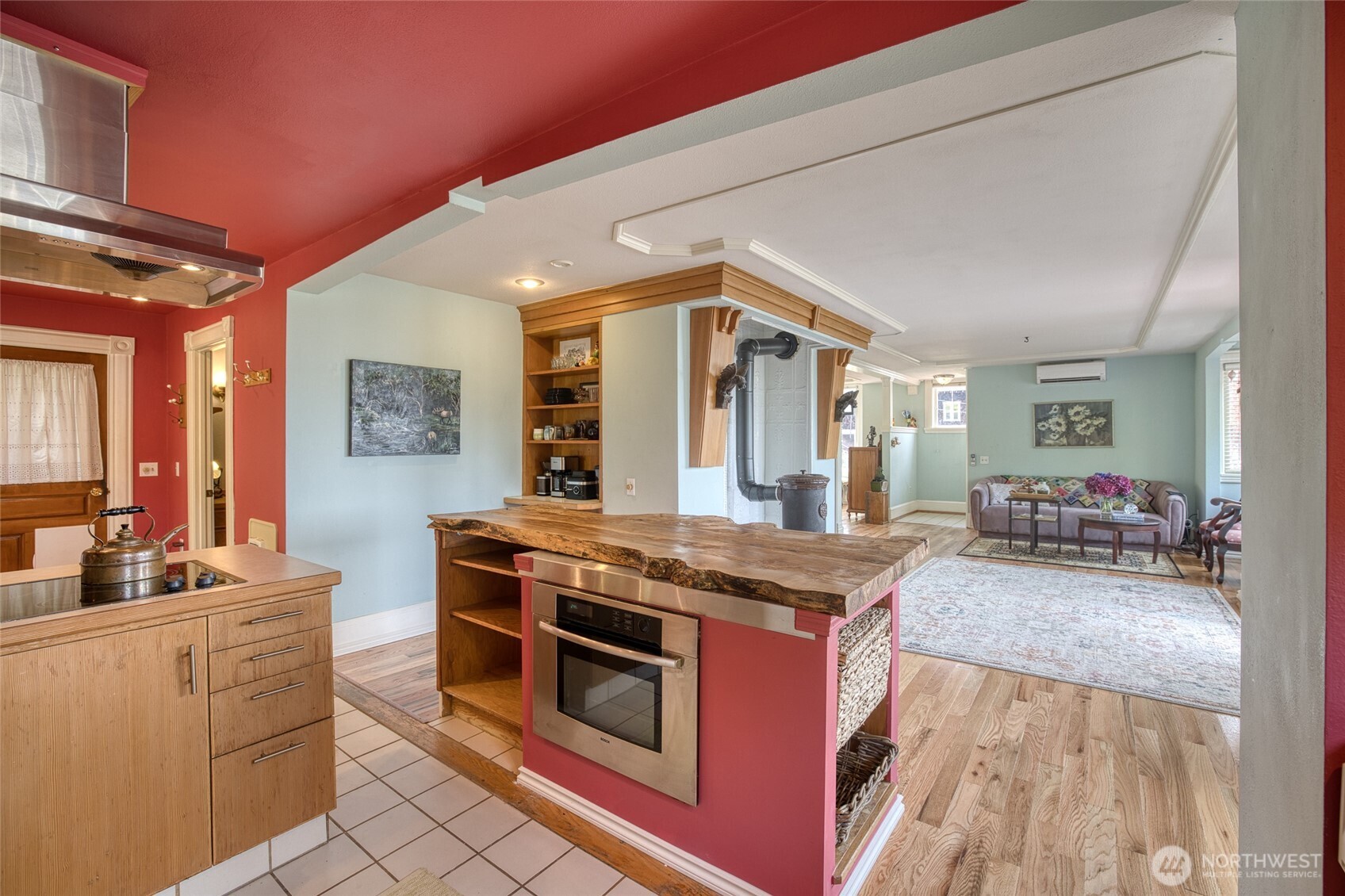 209 Ferry Street South Bend, WA 98586 - Photo 17 of 39 a kitchen with sink stove and cabinets