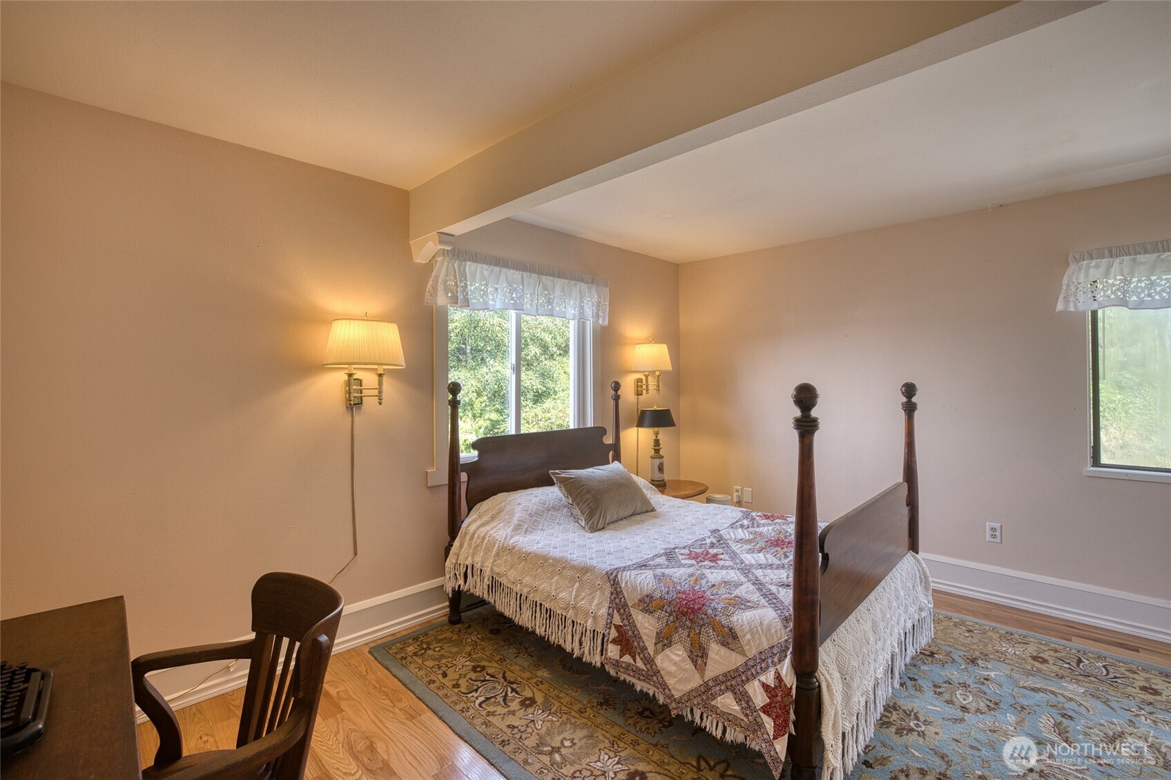 209 Ferry Street South Bend, WA 98586 - Photo 29 of 39 a bedroom with a bed and a window