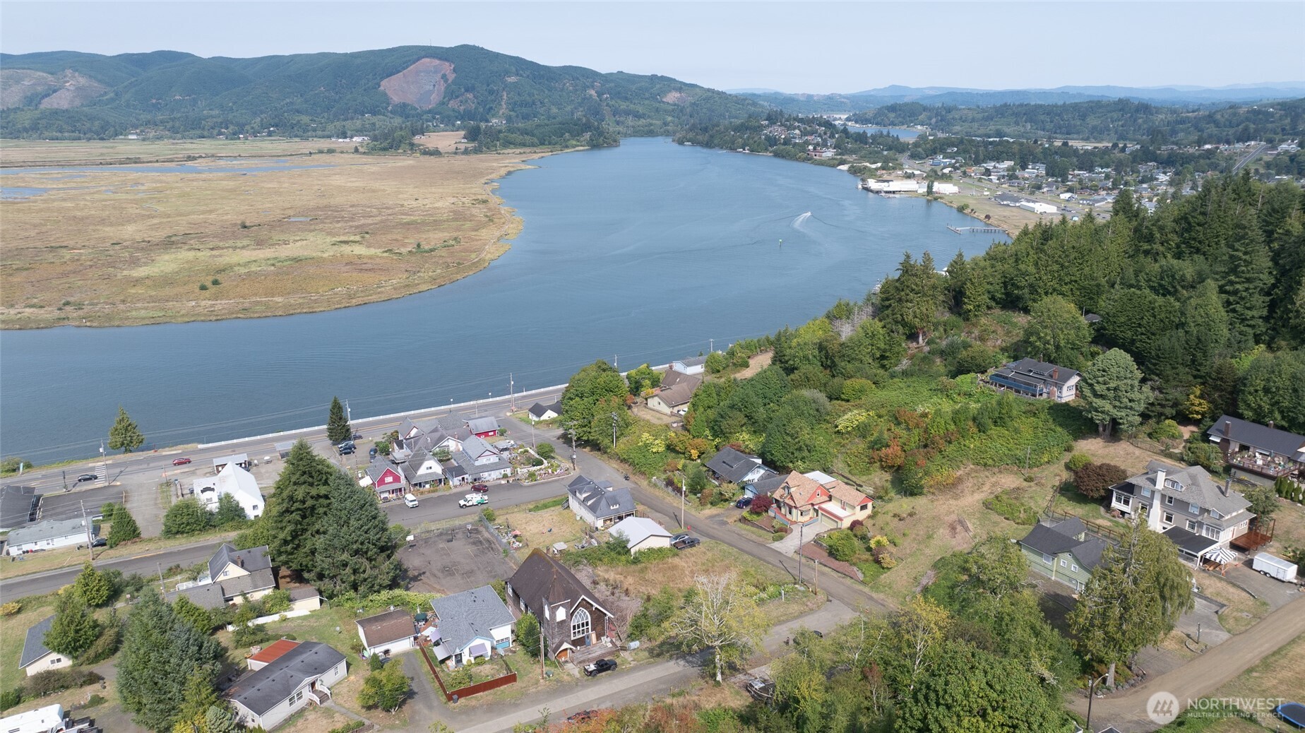 209 Ferry Street South Bend, WA 98586 - Photo 38 of 39 a view of lake and mountain