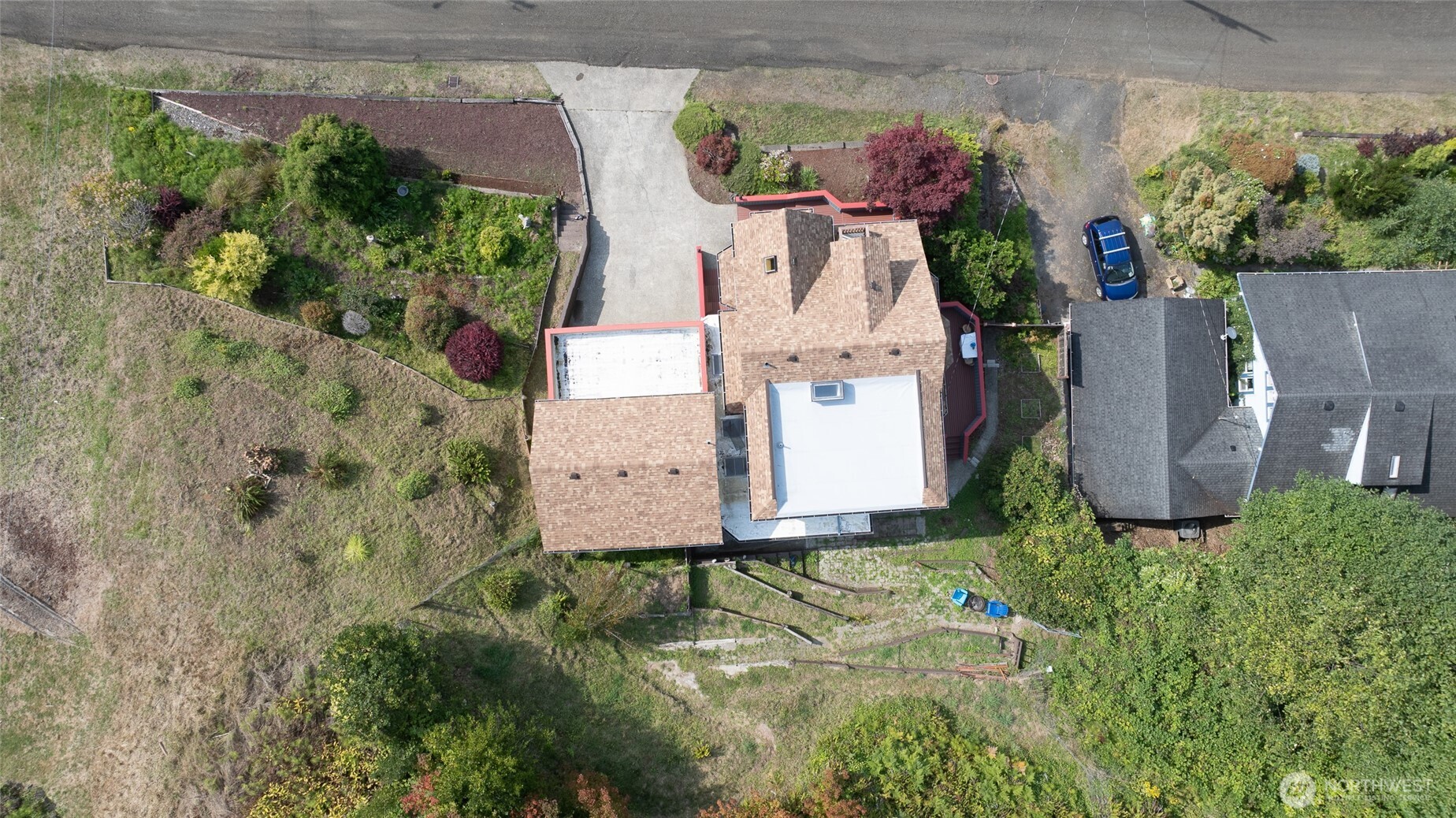 209 Ferry Street South Bend, WA 98586 - Photo 6 of 39 an aerial view of a house with a yard