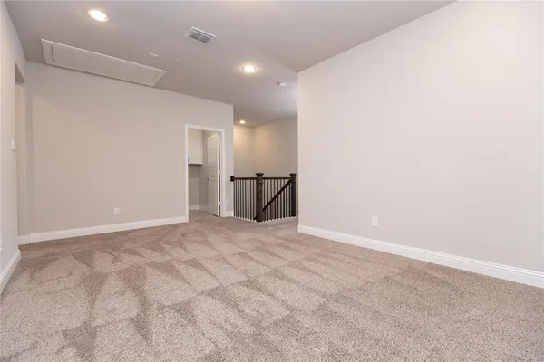 a view of empty room