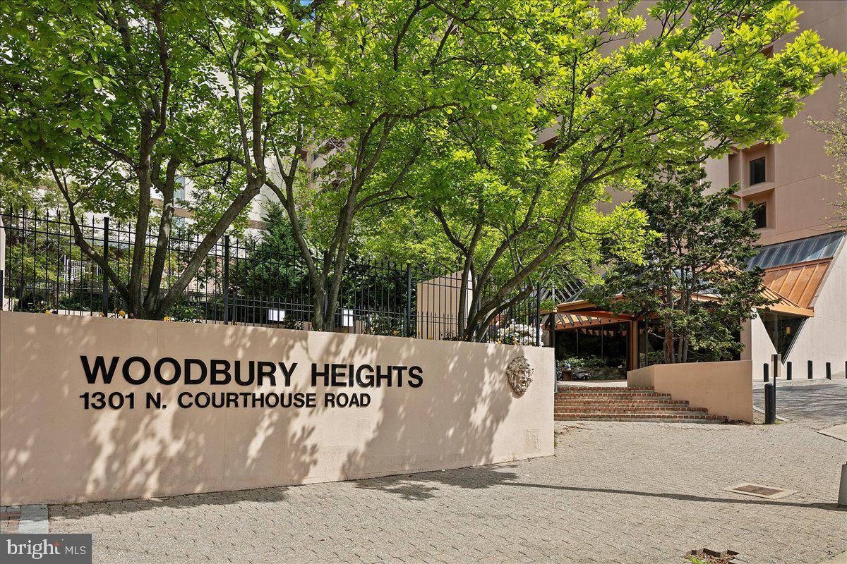 1301 North Courthouse Road, Unit 1202 Arlington, VA 22201 - Photo 16 of 17 a sign that is on the side of the road