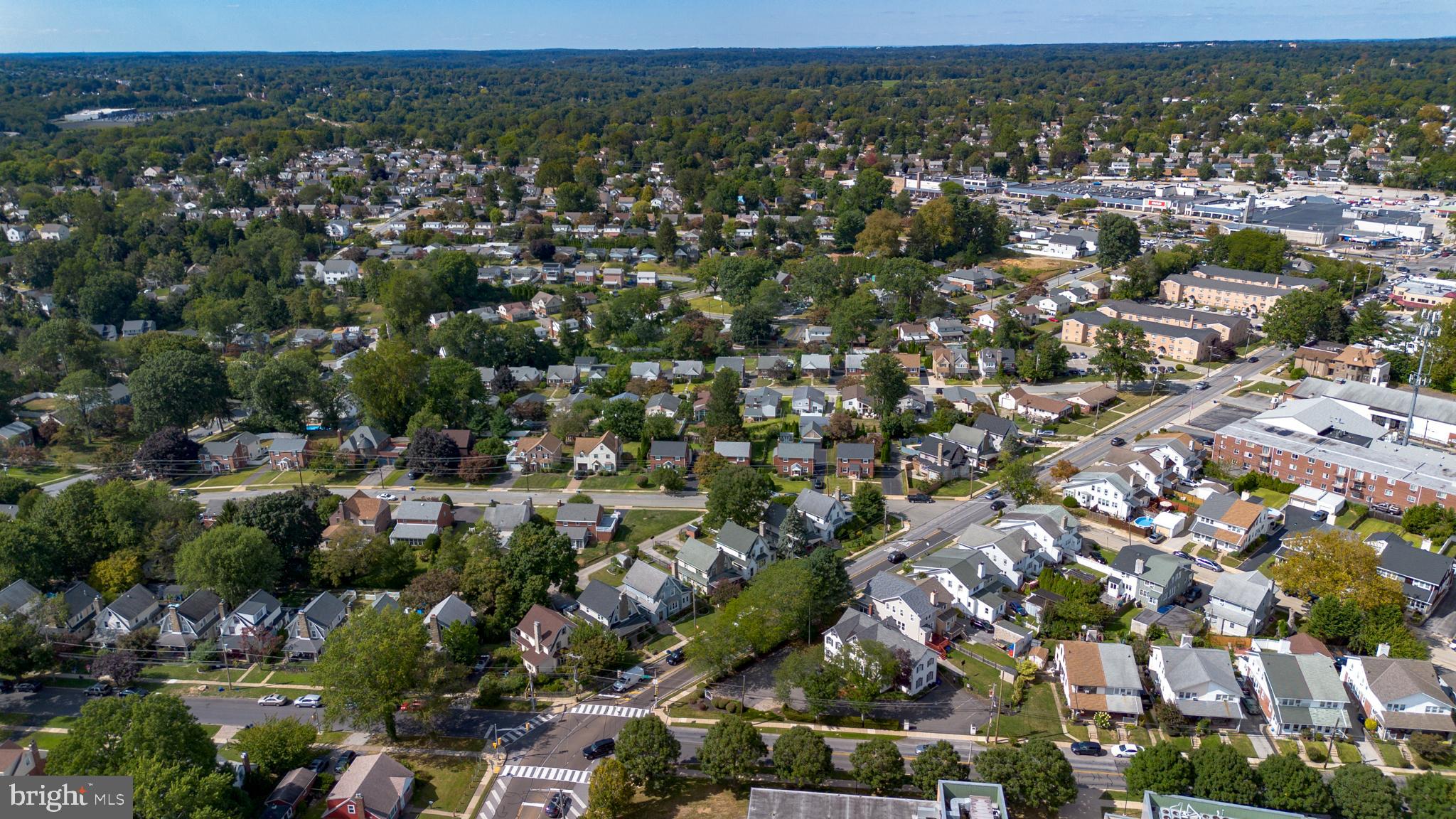 162 South Eagle Road Havertown, PA 19083 - Photo 29 of 30 an aerial view of residential houses with outdoor space and trees