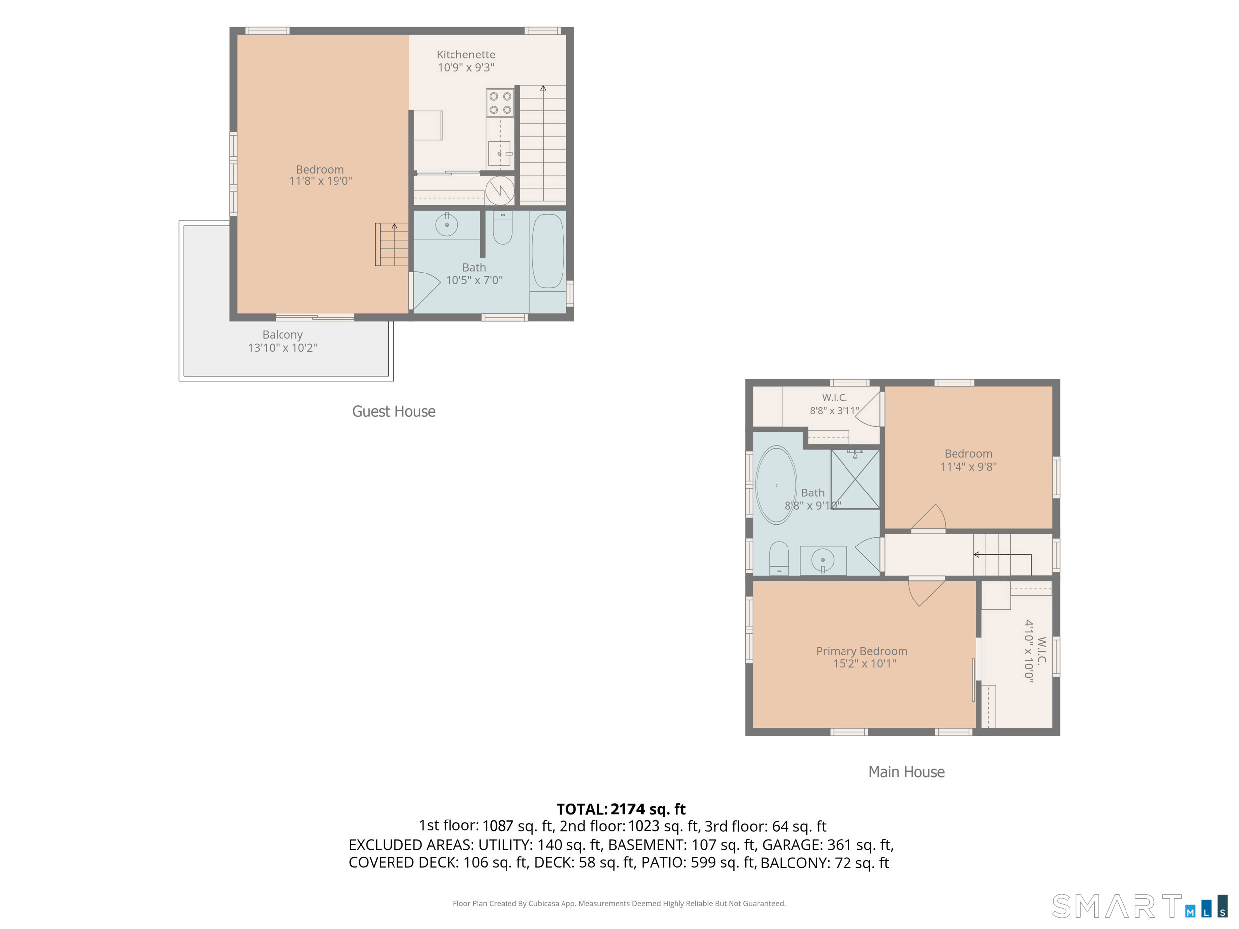 31 Sols Point Road Clinton, CT 06413 - Photo 39 of 40 FLOOR PLAN ~ Studio Apt | Main House 2nd Floor