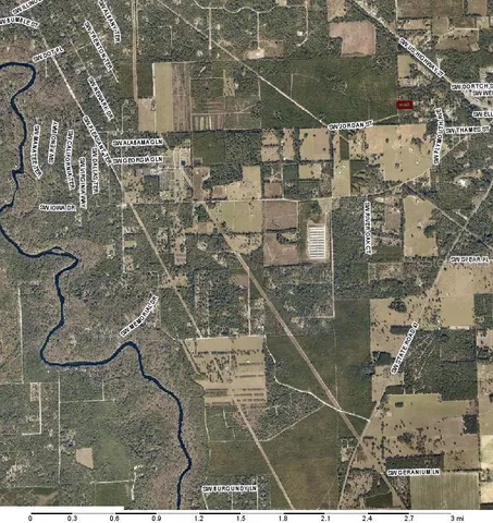 a view of a yard with an outdoor space