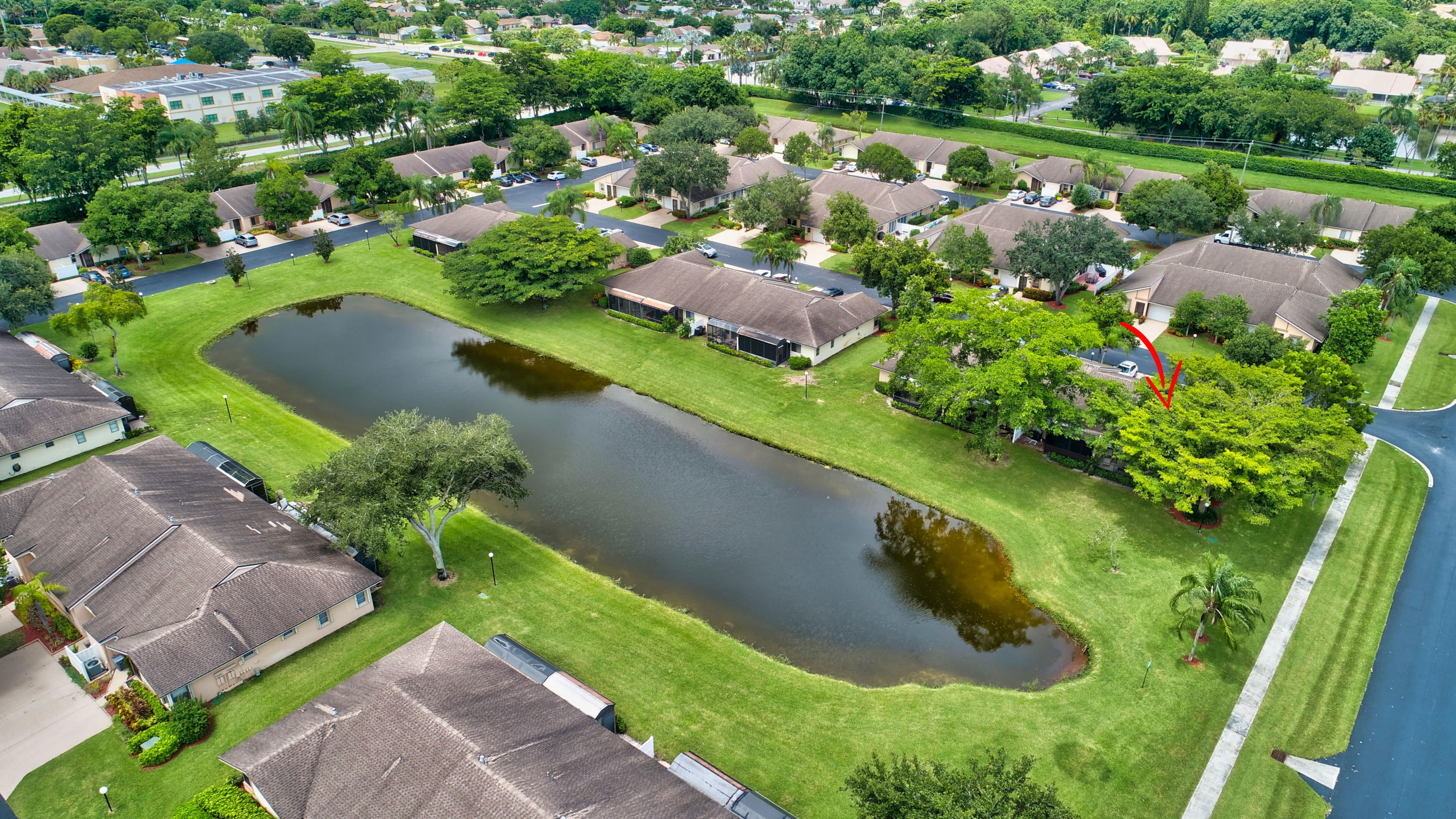 8940 Meadowlark Way, Unit A Boca Raton, FL 33496 - Photo 33 of 53 Expansive Lake