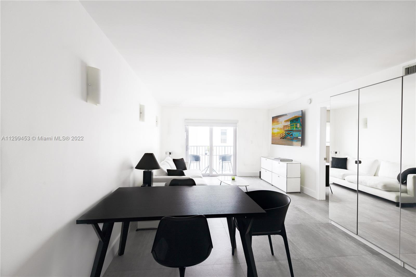 1674 Bay Road, Unit 504 Miami Beach, FL 33139 - Photo 3 of 10 a view of a dining room with a table and chairs
