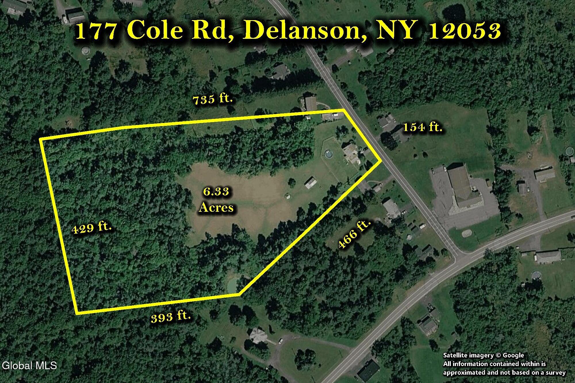 177 Cole Road Duanesburg, NY 12053 - Photo 72 of 72 Property Line Cole Road