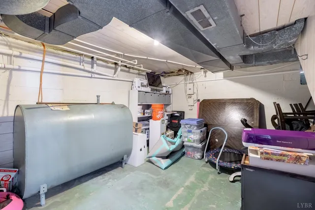 a bathroom with a bathtub and a shower curtain