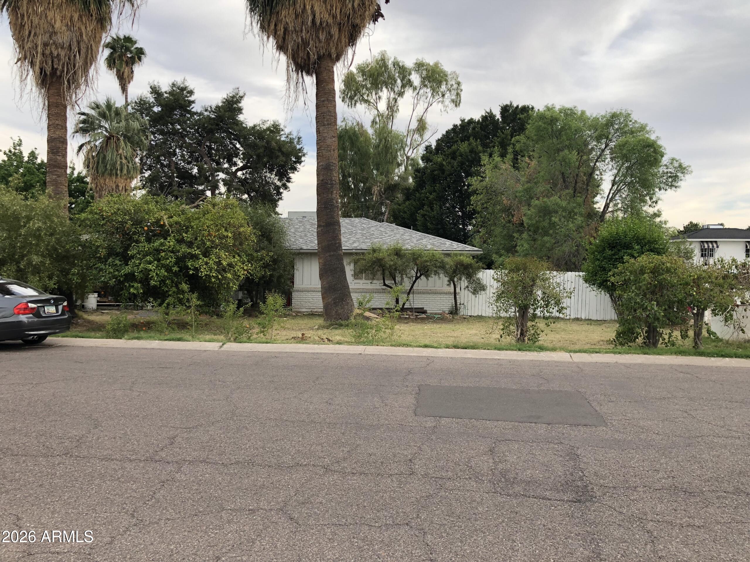 323 East Rose Lane Phoenix, AZ 85012 - Photo 1 of 20 a view of a house with a yard and large trees
