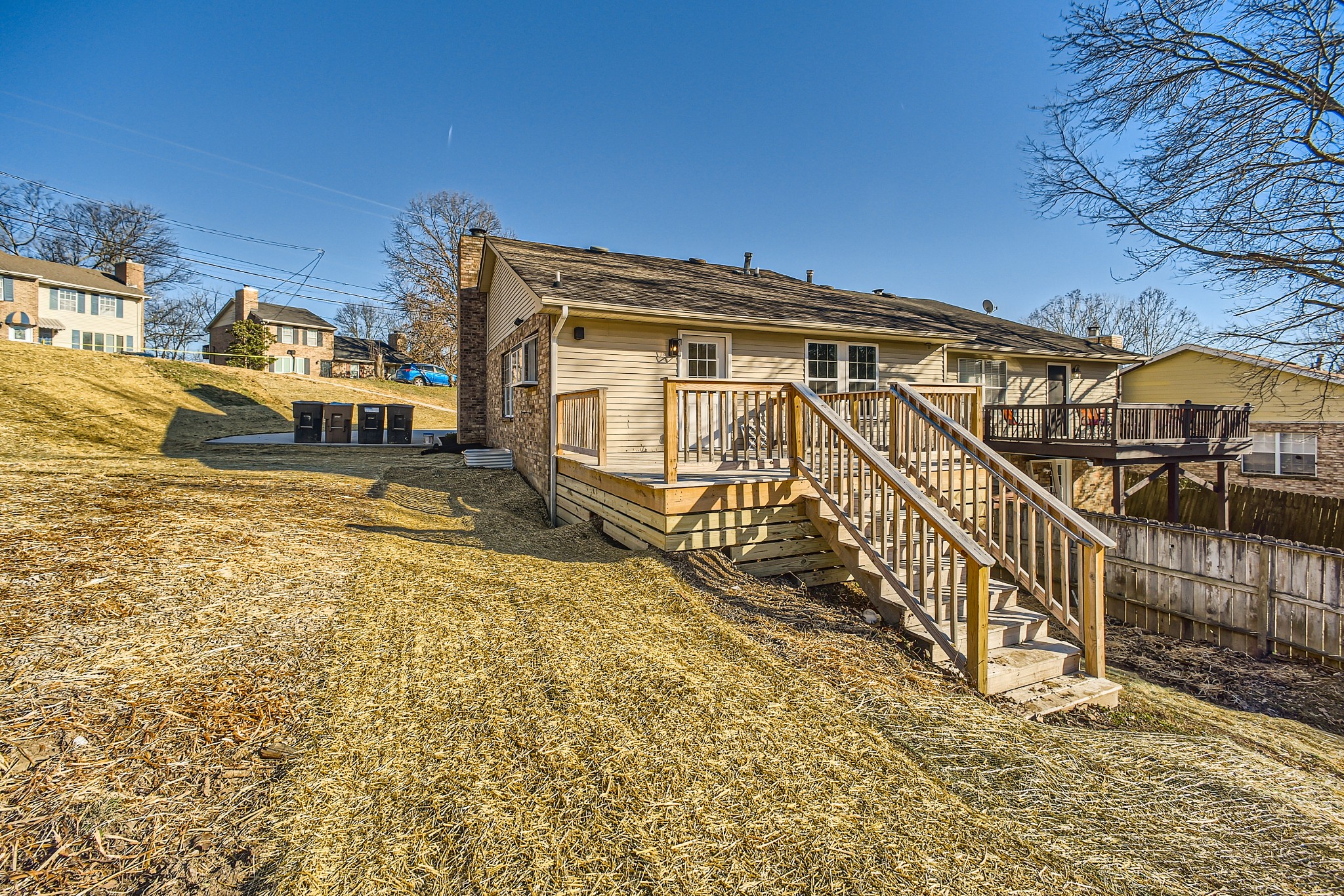 417 Hill Road Nashville, TN 37027 - Photo 27 of 27 a view of a house with wooden fence